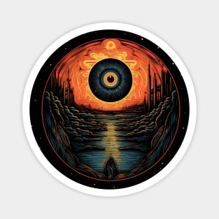 Abstract Eye Landscape Magnet